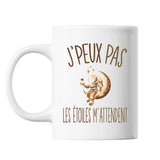 Mug Étoiles astrologie j'peux pas Blanc - Planetee