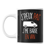 Mug J'peux pas j'me barre en Van | Tasse Voyage - Planetee