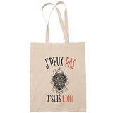 Sac Tote Bag J'peux pas Signe gémeaux beige - Planetee