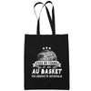 Sac Tote Bag Basket Légende tu deviendras Noir - Planetee