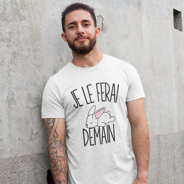 T-shirt Homme Lapin demain - Planetee