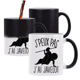 Mug Magique J'peux pas Javelot spartiate - Planetee