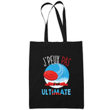 Sac Tote Bag Ultimate Je peux pas Noir - Planetee