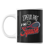 Mug Squash j'peux pas Noir - Planetee