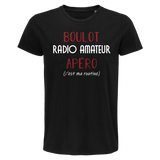 T-shirt homme Radio Amateur C'est ma Routine - Planetee