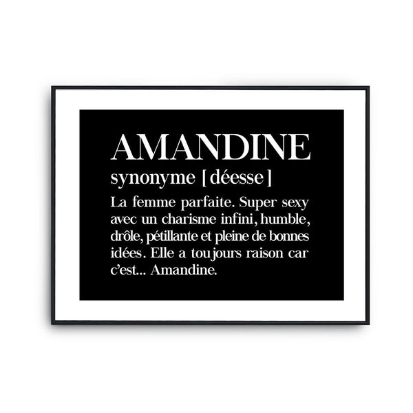 Planetee Affiche Pizza C'est La Vie - Poster Humour Déco Murale Qualité Premium A4