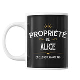 Mug propriété de Alice - Planetee