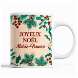 Tasse Noël Marie-France Beige - Planetee