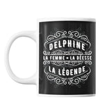 Mug Prénom Delphine La Déesse La Légende - Planetee