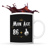 Mug anniversaire 87 ans Humour - Planetee