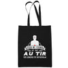 Sac Tote Bag Tir Légende tu deviendras Noir - Planetee