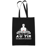 Sac Tote Bag Tir Légende tu deviendras Noir - Planetee