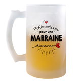 Chope de bière Petite Boisson d'une Marraine d'amour - Planetee