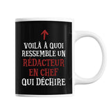 Mug Rédacteur en Chef Qui déchire - Planetee