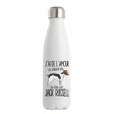Bouteille Isotherme jack russel amour - Planetee