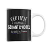 Mug Homme Gérant d'hôtel Meilleur de France | Tasse Noire métier - Planetee