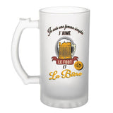 Chope de bière pour Femme Football et Bière | Verre à bière pinte Cadeau Apéro Humour alcool et sport pour Footballeuse - Planetee