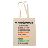 Tote Bag Golf Journée Parfaite - Planetee