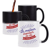 Mug magique Moniteur de ski Homme Meilleur de monde | Tasse Métier imprimée en France - Planetee
