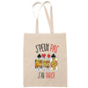 Sac Tote Bag J'peux pas Tarot beige - Planetee