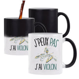 Mug Magique J'peux pas Violon femme - Planetee