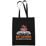 Sac Tote Bag Gaming Légende tu deviendras Noir - Planetee