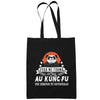 Sac Tote Bag Kung Fu Légende tu deviendras Noir - Planetee