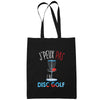 Sac Tote Bag Disc Golf Je peux pas Noir - Planetee