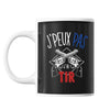 Mug Tir j'peux pas Noir - Planetee