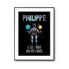 Affiche Prénom Philippe Univers - Planetee