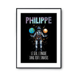 Affiche Prénom Philippe Univers - Planetee