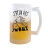 Chope de bière BMX j'peux pas - Planetee
