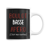 Mug Basse C'est ma Routine - Planetee