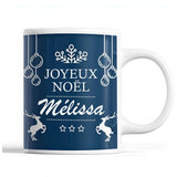 Tasse Noël Mélissa Bleu - Planetee