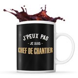 Mug Chef de Chantier J'peux pas - Planetee