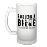 Chope de bière Racquetball et bière - Planetee