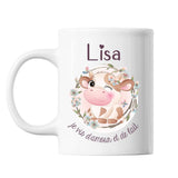 Mug Lisa Amour et Biberon de Lait Vache - Planetee