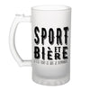 Chope de bière Sport et bière - Planetee