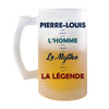 Chope de bière Pierre-Louis Mythe Légende - Planetee