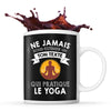 Mug personnalisable yoga Prénom Métier Age tasse pour Yogiste - Planetee