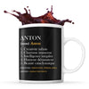 Mug Anton Définition Perfection - Planetee