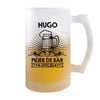 Chope de bière Hugo Prénom Pilier de Bar - Planetee