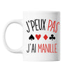 Mug Manille j'peux pas Blanc - Planetee