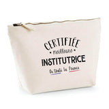 Trousse Institutrice certifiée meilleure dans toute la france| Pochette Toilette Maquillage - Planetee