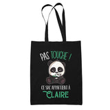 Sac Tote Bag Claire Pas Touche Panda - Planetee
