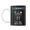 Mug Prénom Emmanuel Univers - Planetee