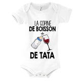 Body bébé La copine de boisson de tata Vin - Planetee