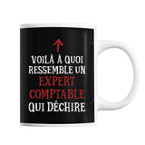 Mug Expert Comptable Qui déchire - Planetee