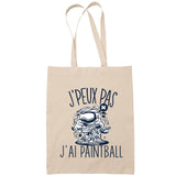 Sac Tote Bag J'peux pas Paintball beige - Planetee