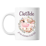 Mug Clotilde Amour et Biberon de Lait Vache - Planetee